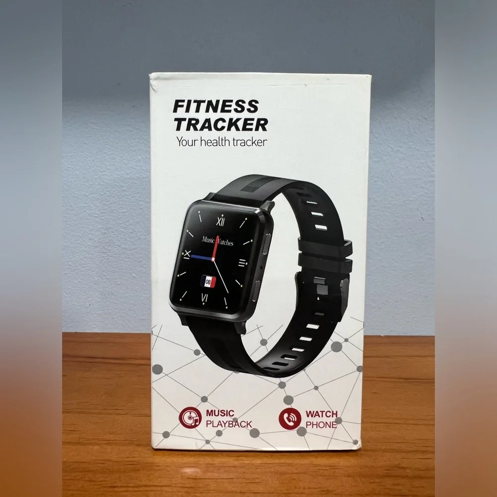 SMARTWATCH NIB Activity Sleep Heart Rate Tracker Touch Screen Pedometer SMS NEW